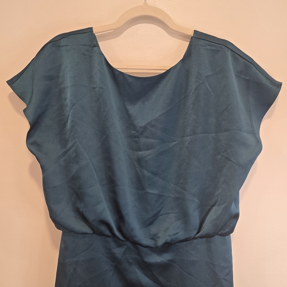 Trina Turk Teal Mini Dress Size 10 Nwt - Picture 3 of 12